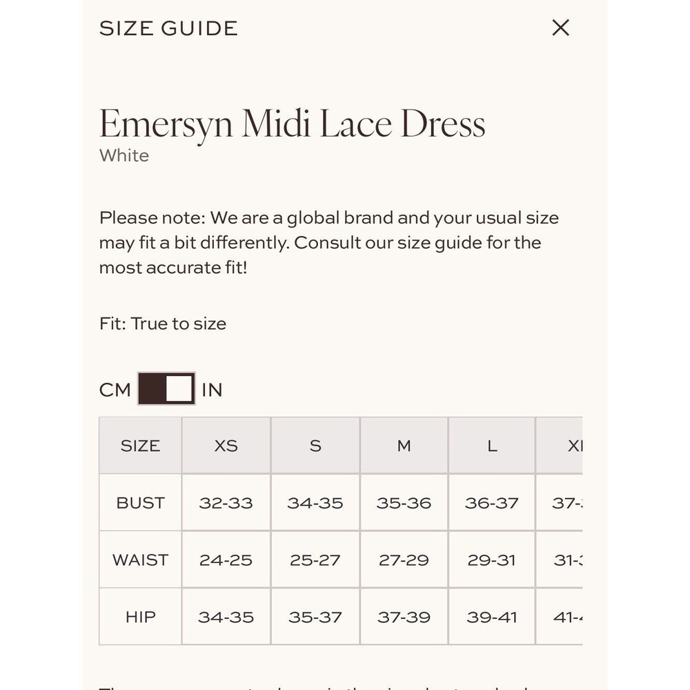 Petal & Pup White Emersyn Midi Lace Dress - Size Medium - NWOT - Bridal Dress - Picture 16 of 16